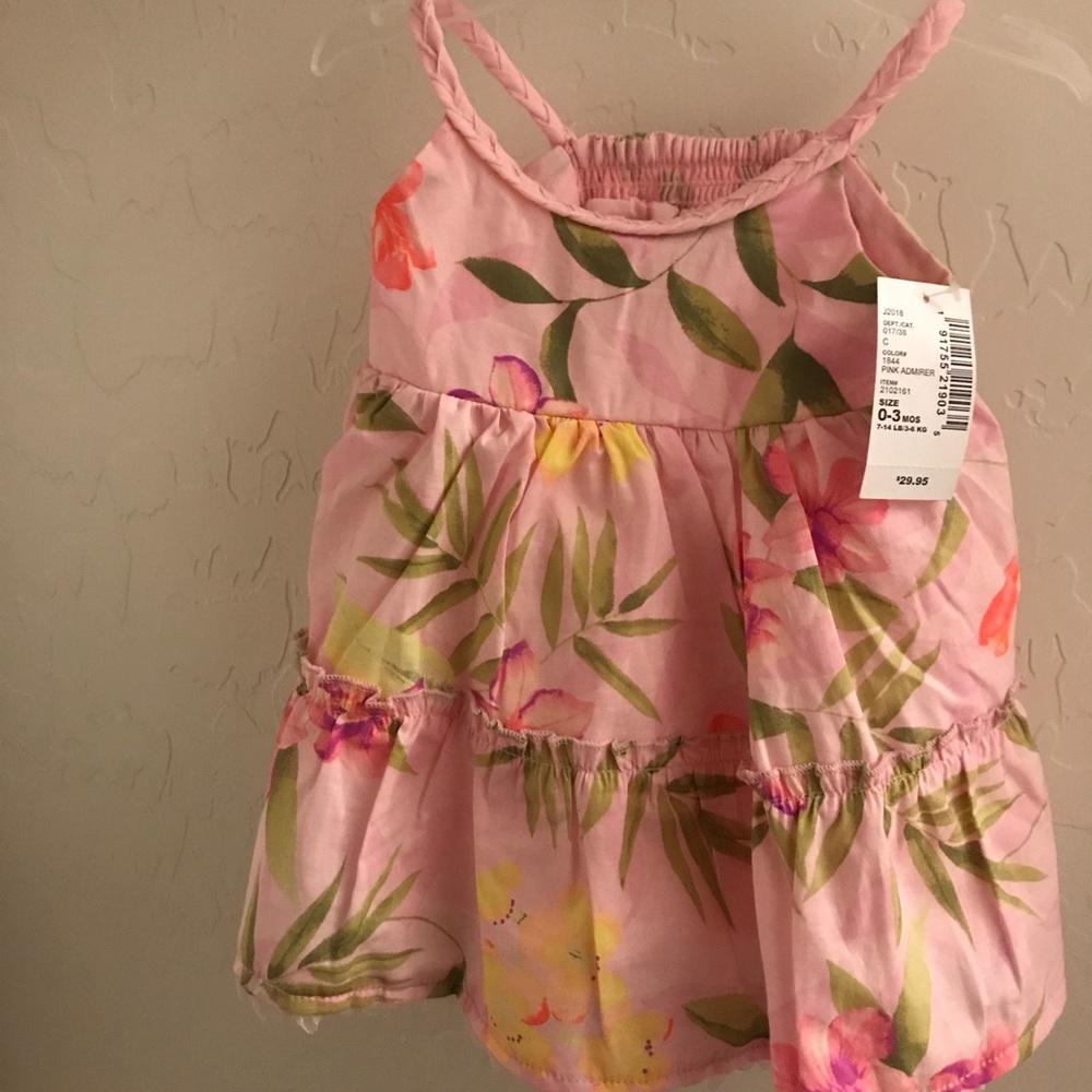 Pink floral Dress